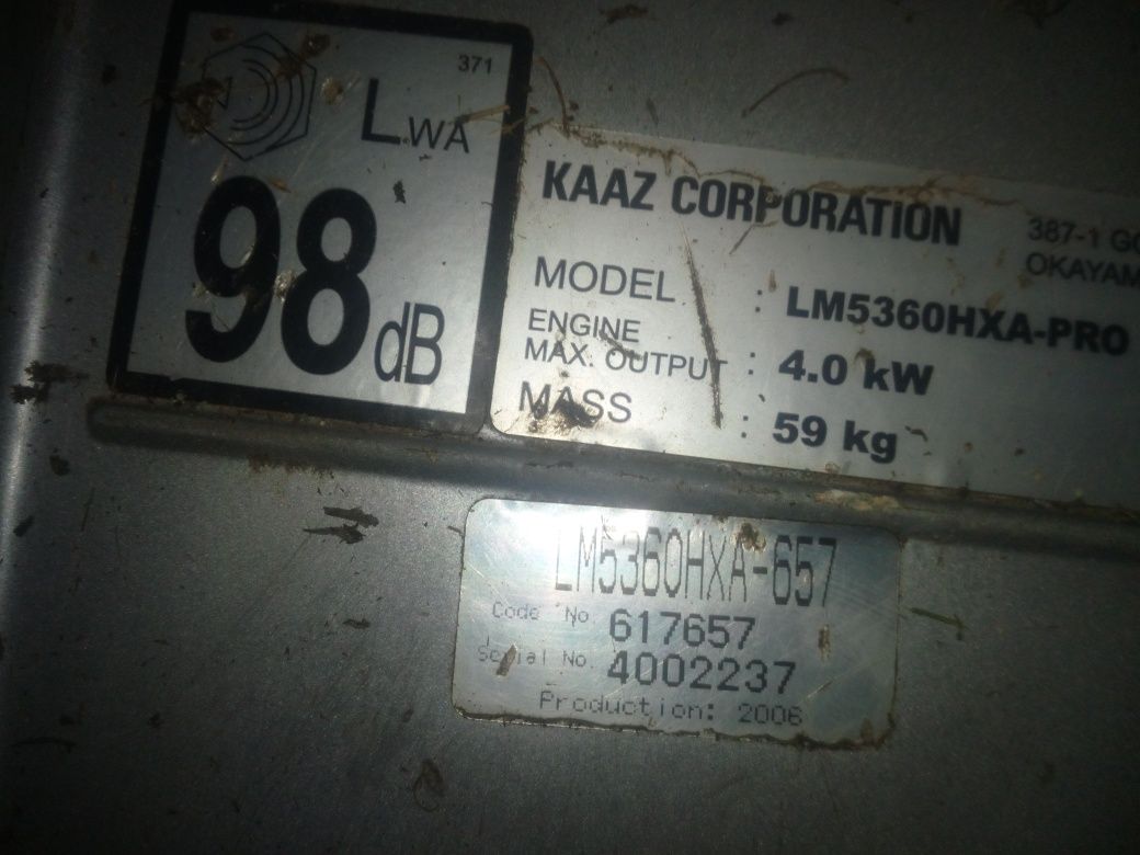 Kosiarka spalinowa honda kaaz lm 5360 z napędem