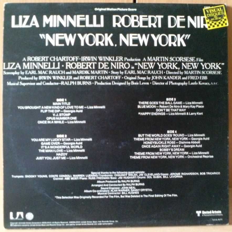 "New York,New York"(L.Minnelli)-muzyka z filmu,soundtrack,2 LP,Winyl