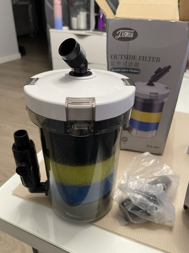 Zewnętrzny filtr przeźroczysty kubełkowy EW-602
