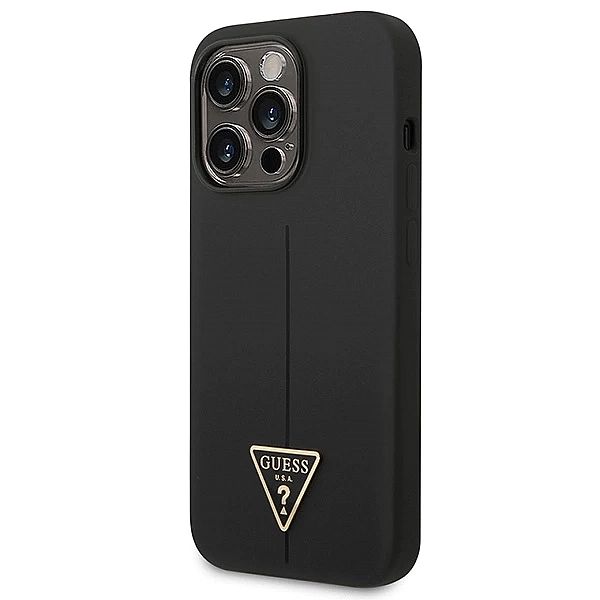 Guess GUHCP14XSLTGK iPhone 14 Pro Max 6,7" czarny/black hardcase Silic