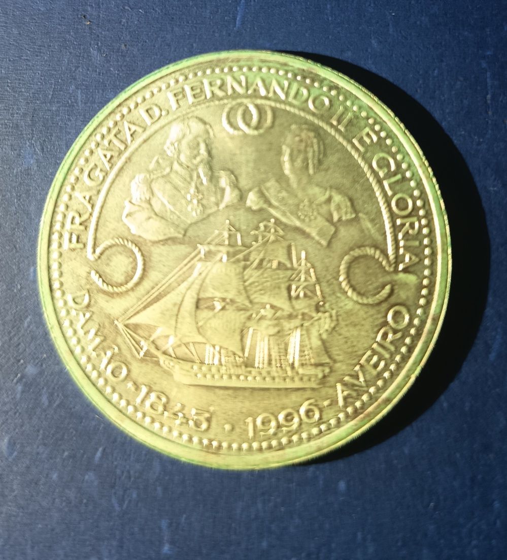 Moeda 1000 escudos 1996 Fragata D. Fernando
