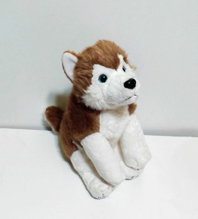 Мягкая игрушка хаски собака