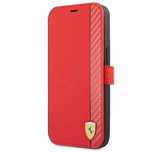 Etui Ferrari On Track Carbon Stripe Na Iphone 13 Mini - Czerwone