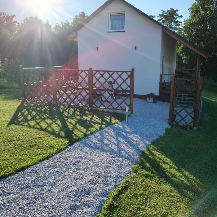 Domek całoroczny do wynajęcia nad wodą "Zacisze Olszyny"