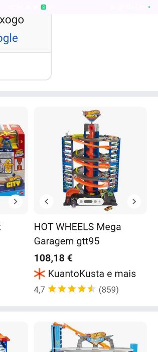 Mega garage HotWeels Usada com carros- PARA DESPACHAR URGENTEMENTE
