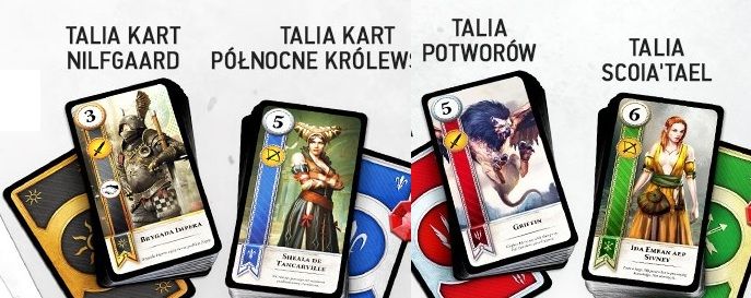 Zafoliowana PEŁNA TALIA KART DO GWINTA Nowa Folia Wiedźmin 3 Dziki Gon