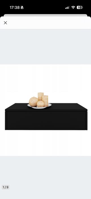 Szafka toaletka wisząca półka konsola