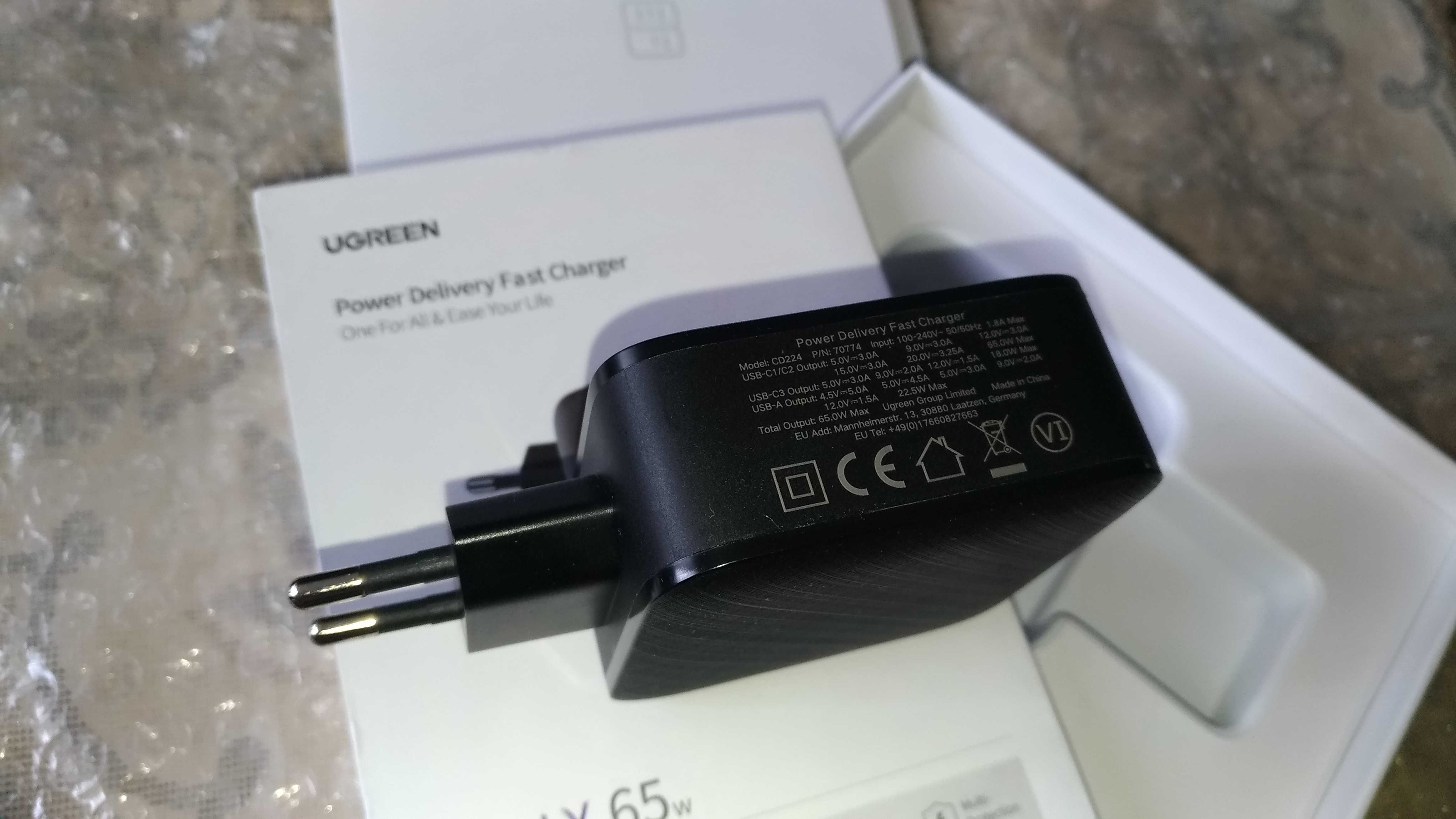 Ugreen Anker GaN Charger, etc - сетевые зарядные устройства. New!