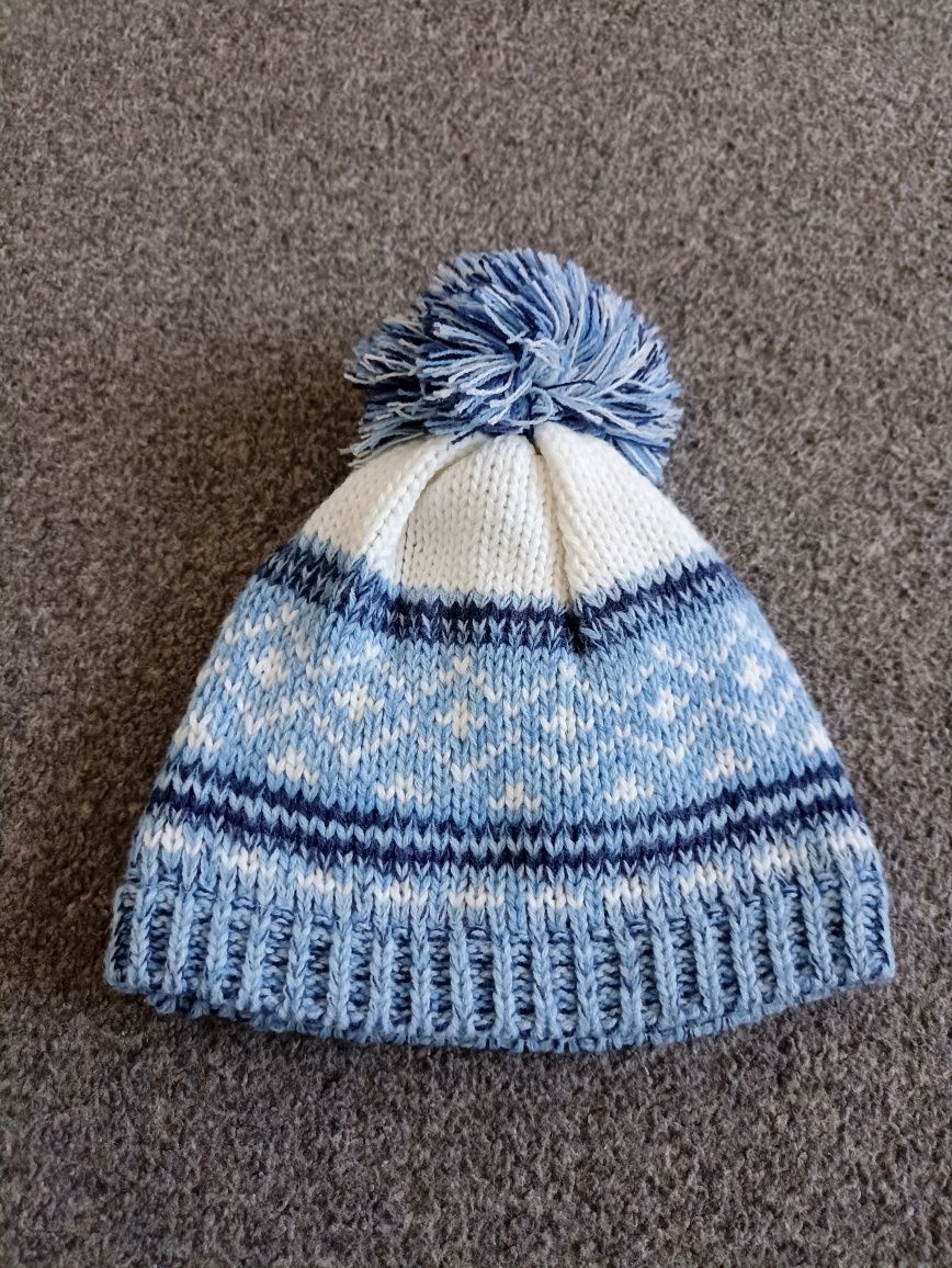 Czapka zimowa niemowlęca r.62-68