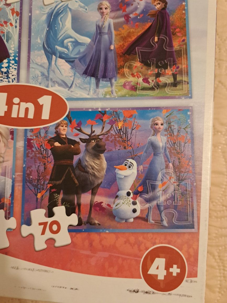 Puzzle Trefl 4+ Disney Frozen II Kraina lodu 4 in 1 35, 48, 54 i 70