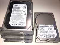 Discos SATA 3,5“  250Gb e 80Gb