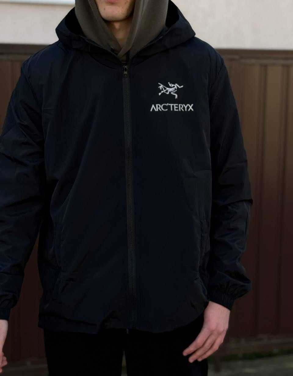 GORE-TEX Вітровка чорна чоловіча Arcteryx // Куртка нова Артерікс