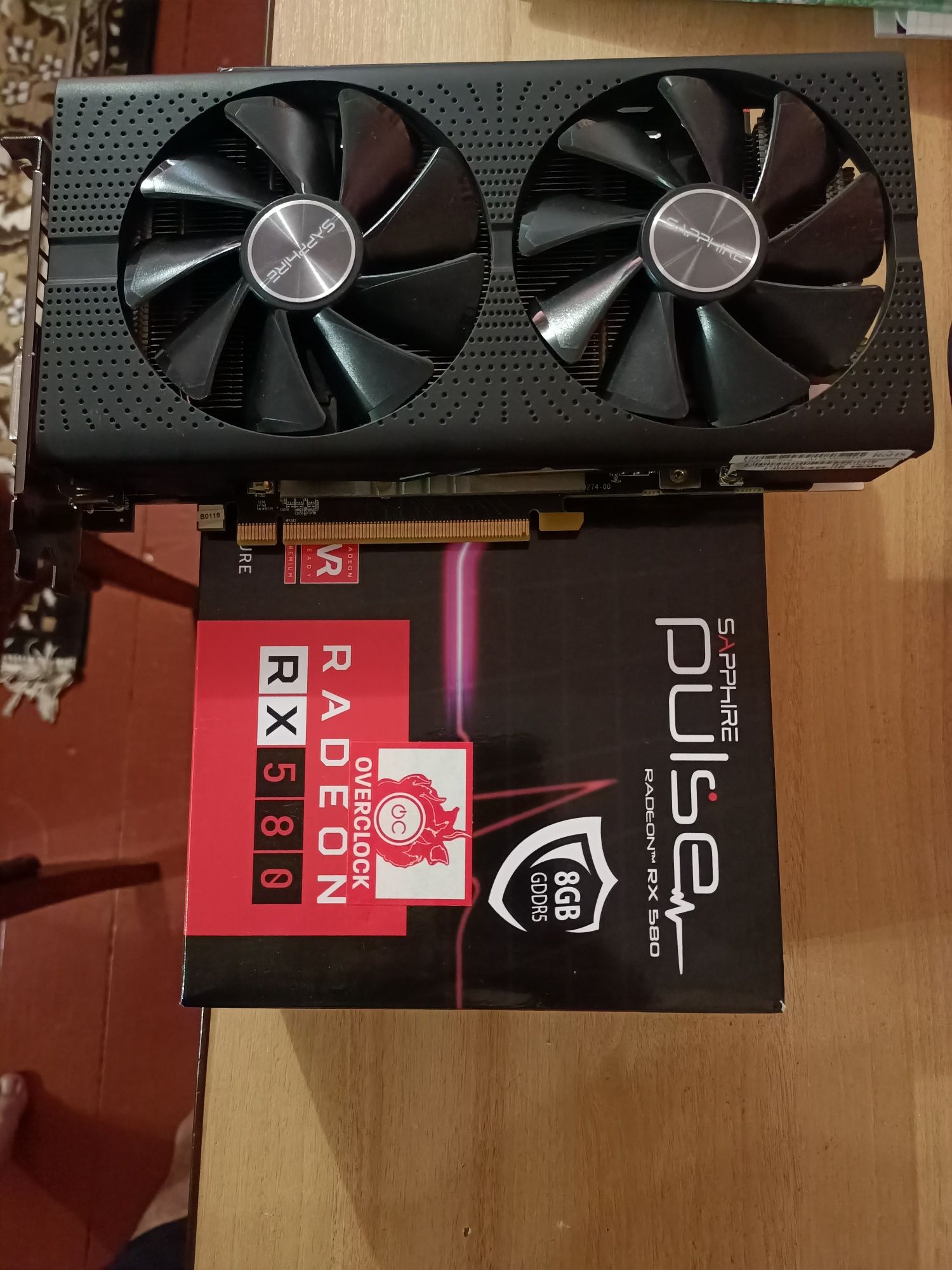 Відеокарта rx 580 8g Sapphire pulse OC