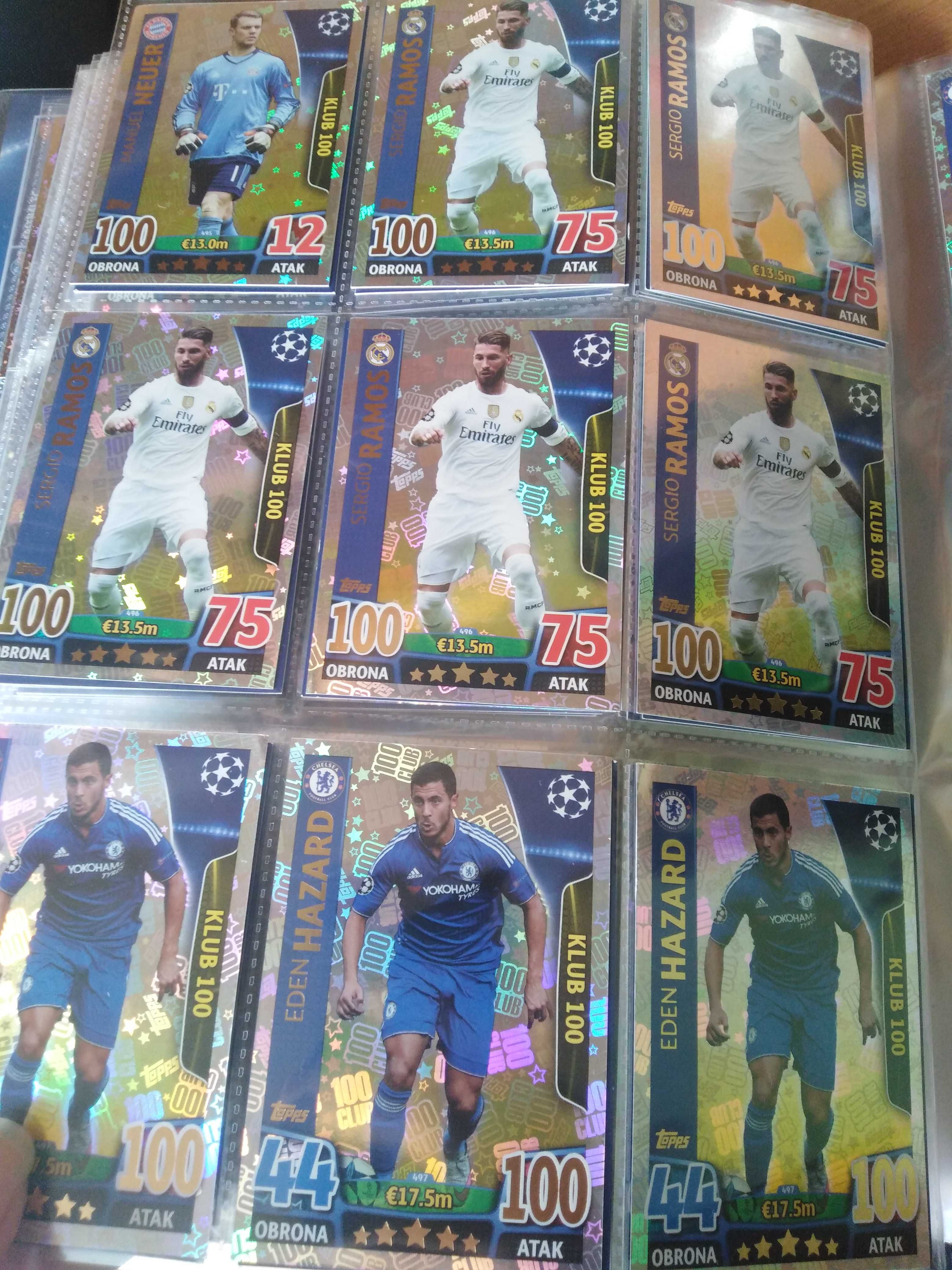 Karty piłkarskie Panini / Topps