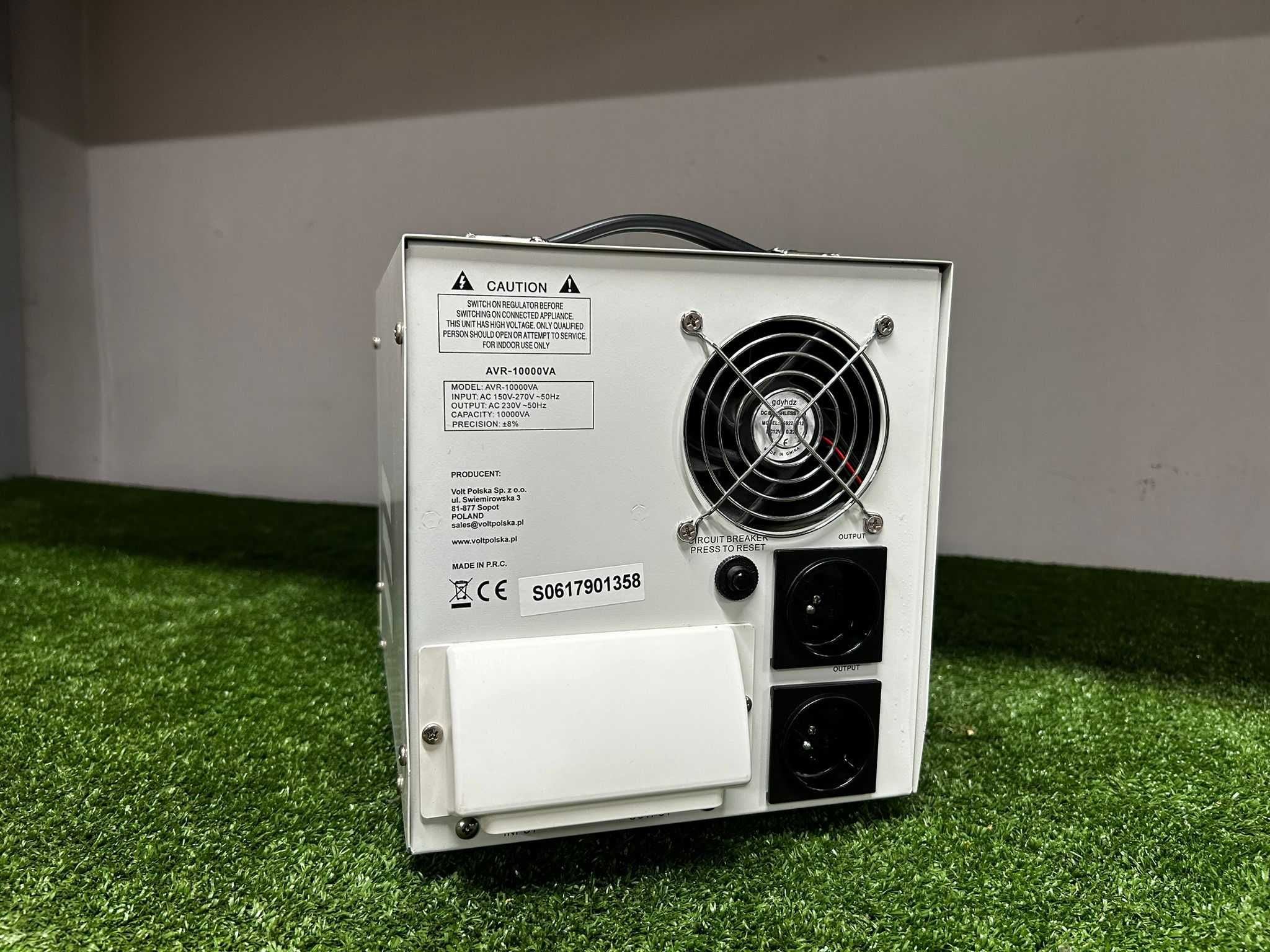 Stabilizator napięcia AVR VOLT 10000VA SE do agregatów prądotwórczych!