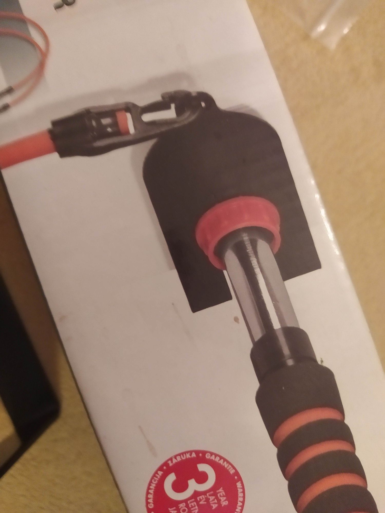 Haki metalowe czarne 2 sztuki drążek rozporowy Crivit