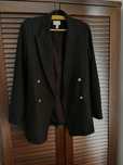 H&M czarna marynarka zlote metalowe guziki rozm 34/XS