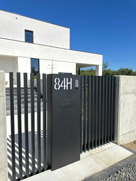 Ogrodzenie grzebieniowe płot nowoczesne ogrodzenie