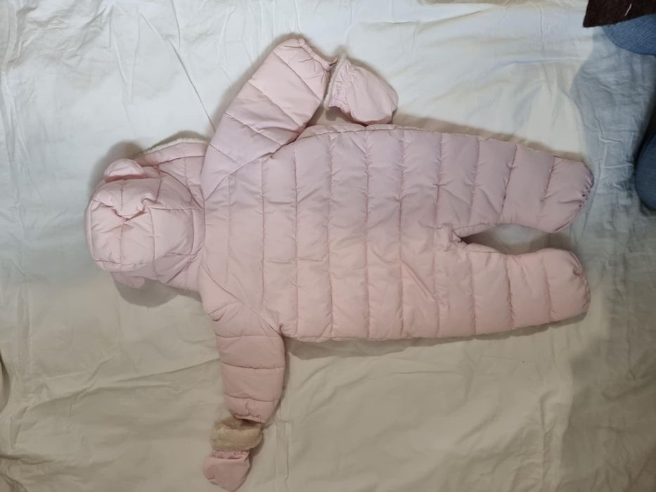 Kombinezon zimowy dla dziewczynki rozmiar 74