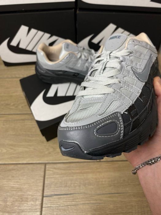 Nike P 6000 сірого кольору | Чоловічі кросівки найк 6000 grey black
