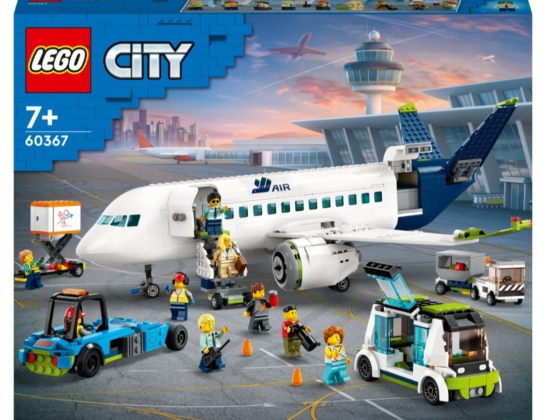 LEGO City Samolot pasażerski 60367 nowe

Oto gratka dla fanów modeli s