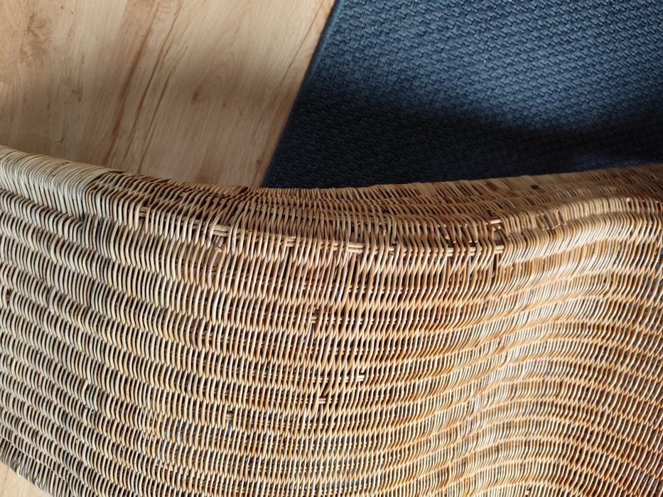 Szezlong leżanka Ikea rattanowa leżak fotel