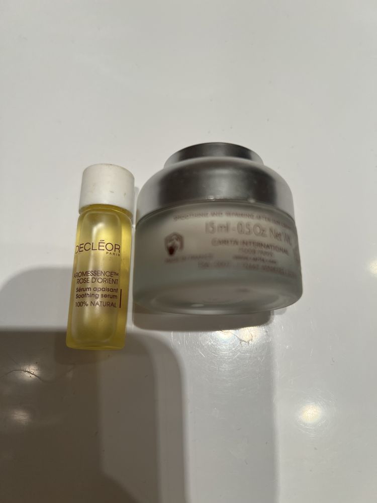 Carita balm i Decleor olejek naturalny