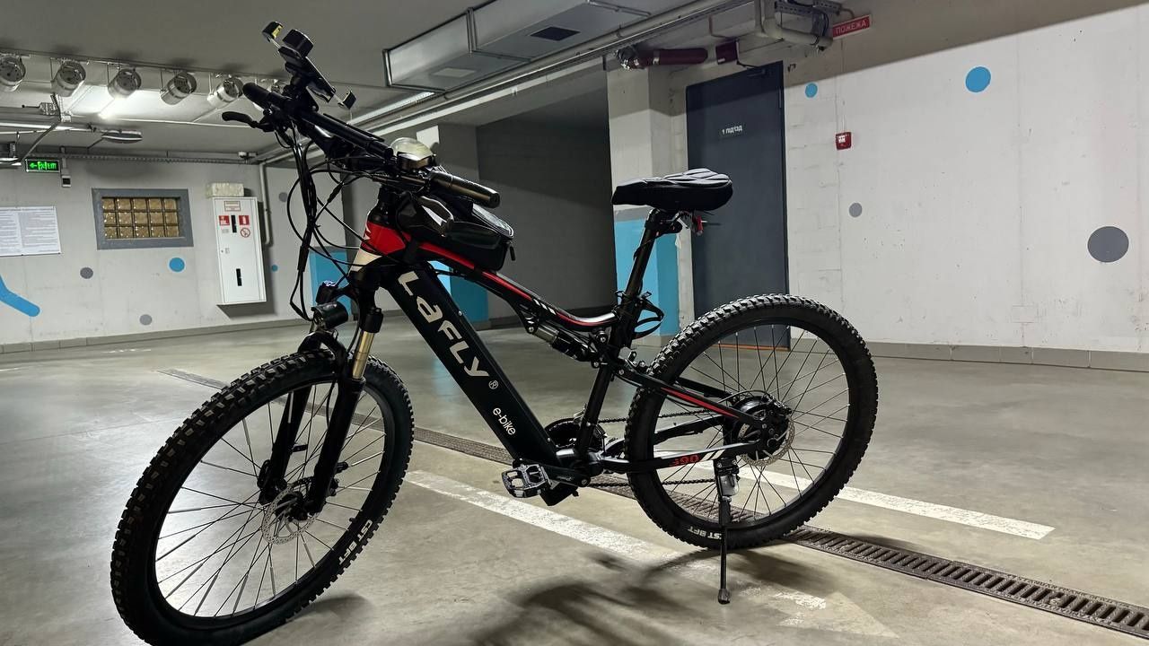 Електро велосипед двопідвіс E-BIKE 17А 48V 1000 W 27,5' НОВИЙ ВЕЛОСИПЕ