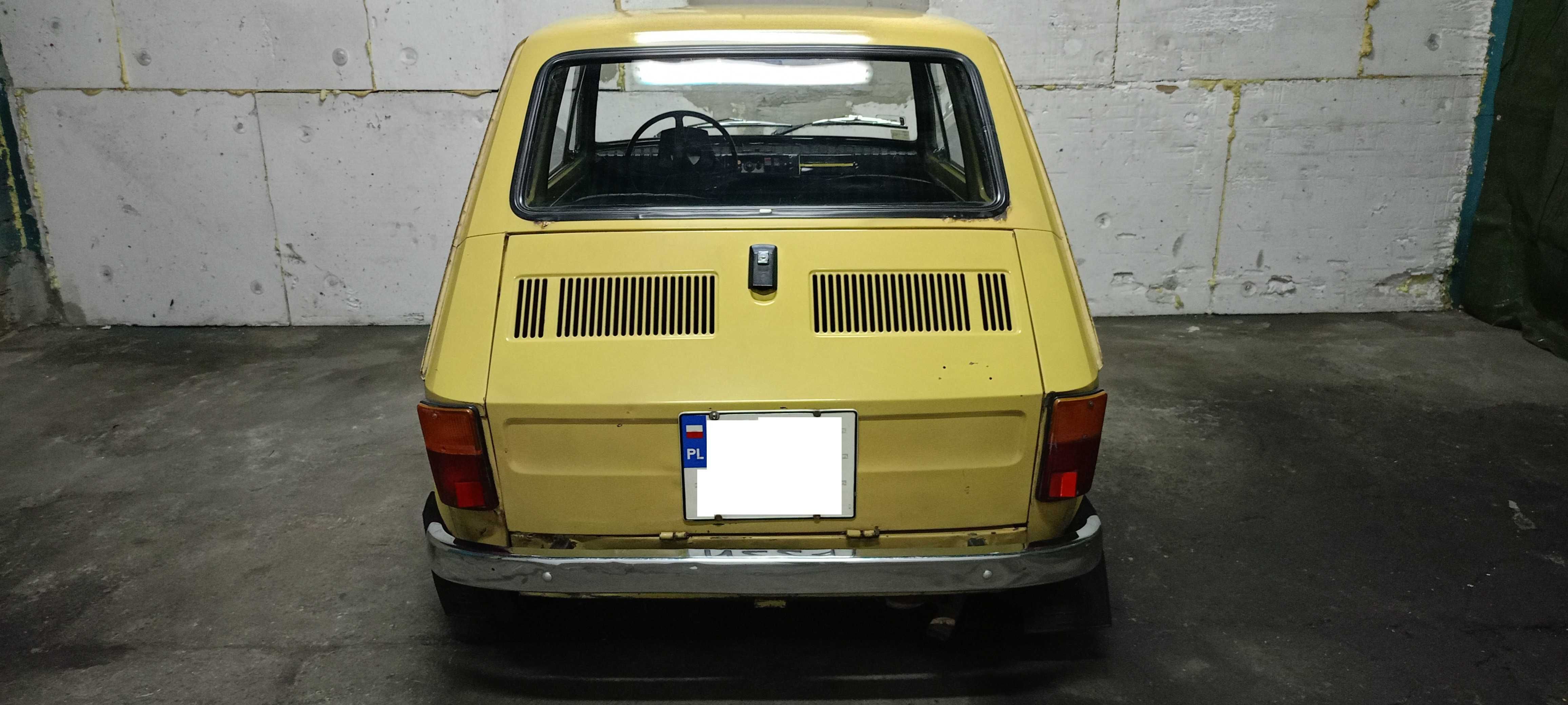 Polski Fiat 126p rok prod 1975 zabytek klasyk