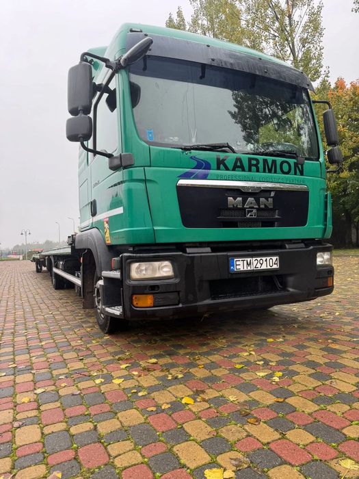 MAN TGL  MAN TGL 12.250- zestaw z przyczepą