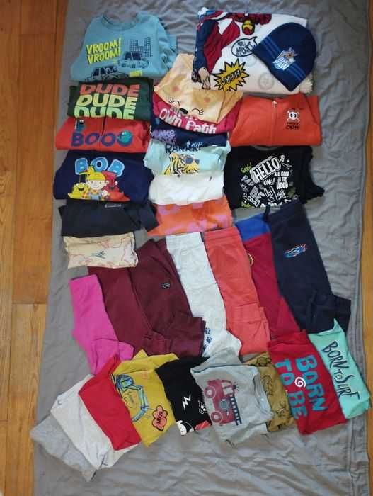 Super paczka ubrań dla chłopca 104 marvel