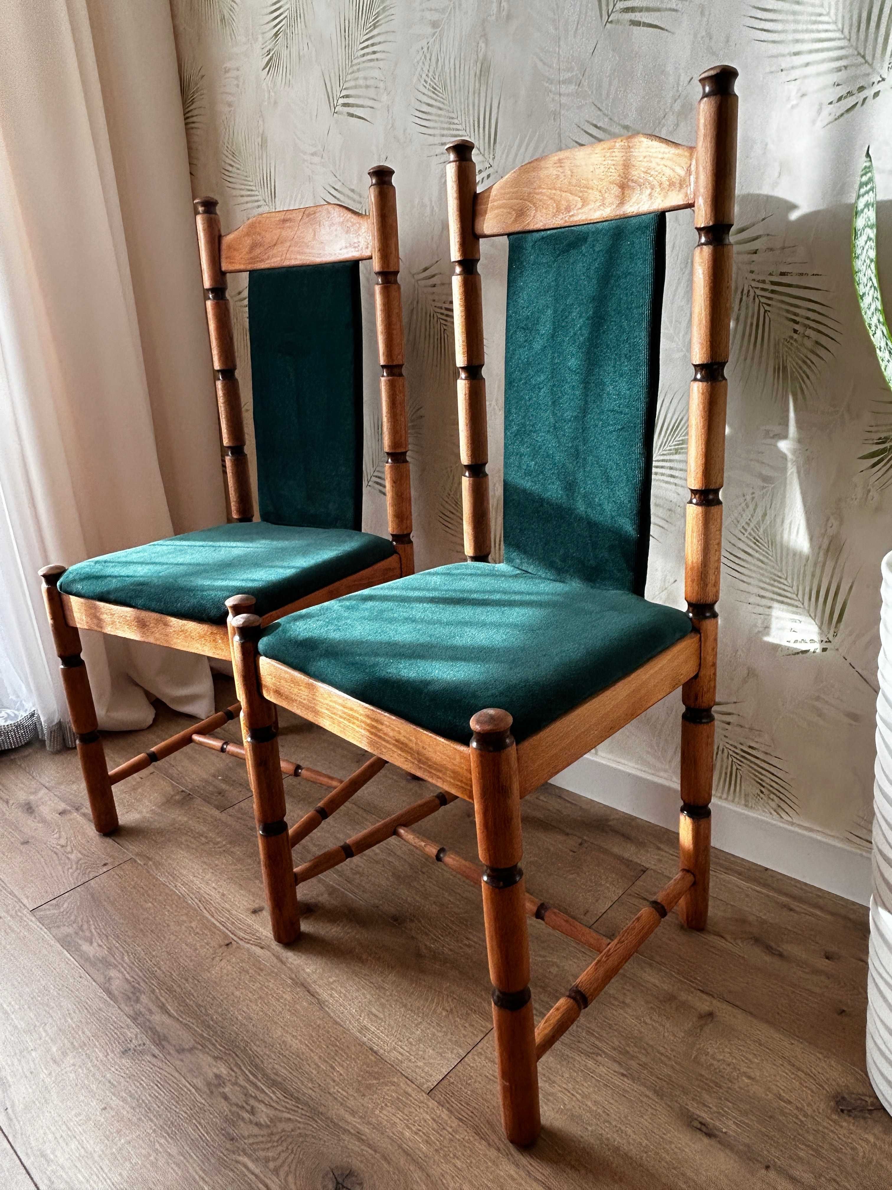 Krzesła vintage po renowacji