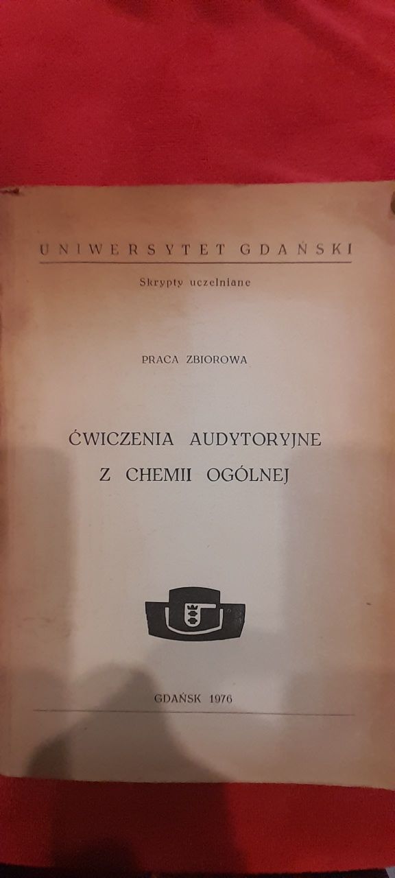 Ćwiczenia audytoryjne z chemii ogólnej Uniwersytet Gdański