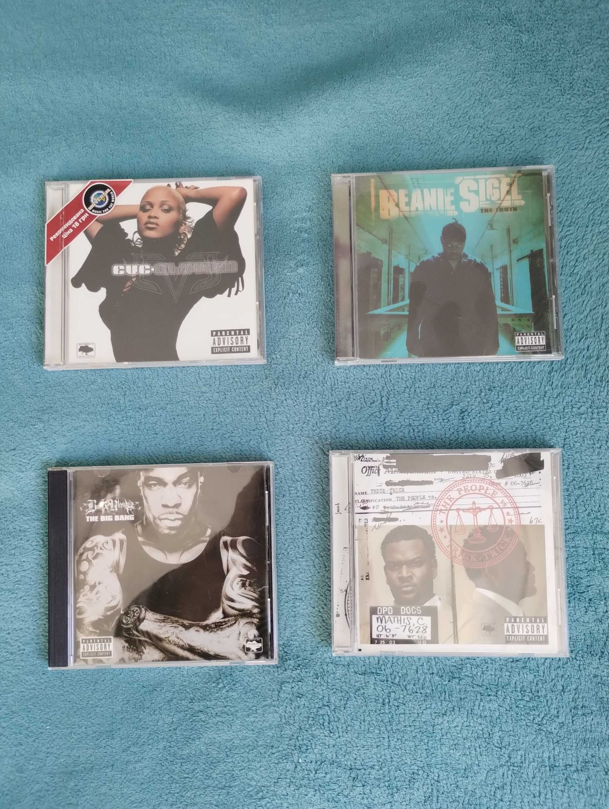 Диски CD CVC / Beanie cigel / The Big Bang / Dpd docs / HIP - HOP США