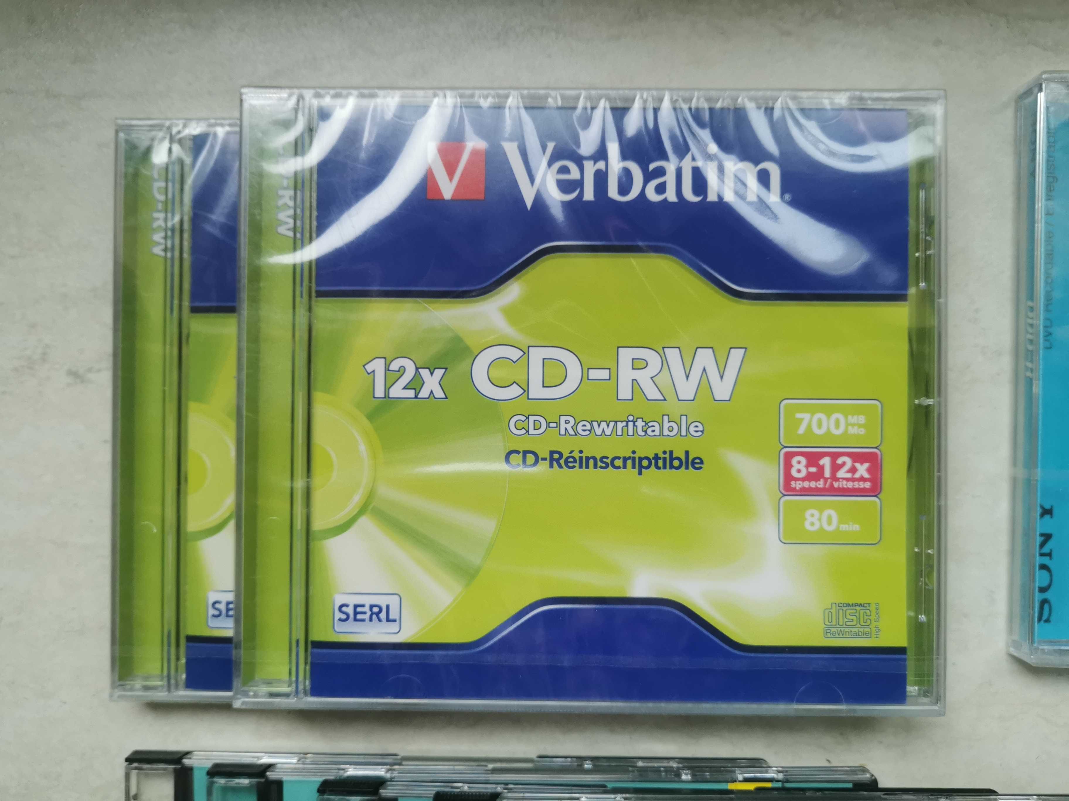 Zestaw płyt CD-RW, DVD-R