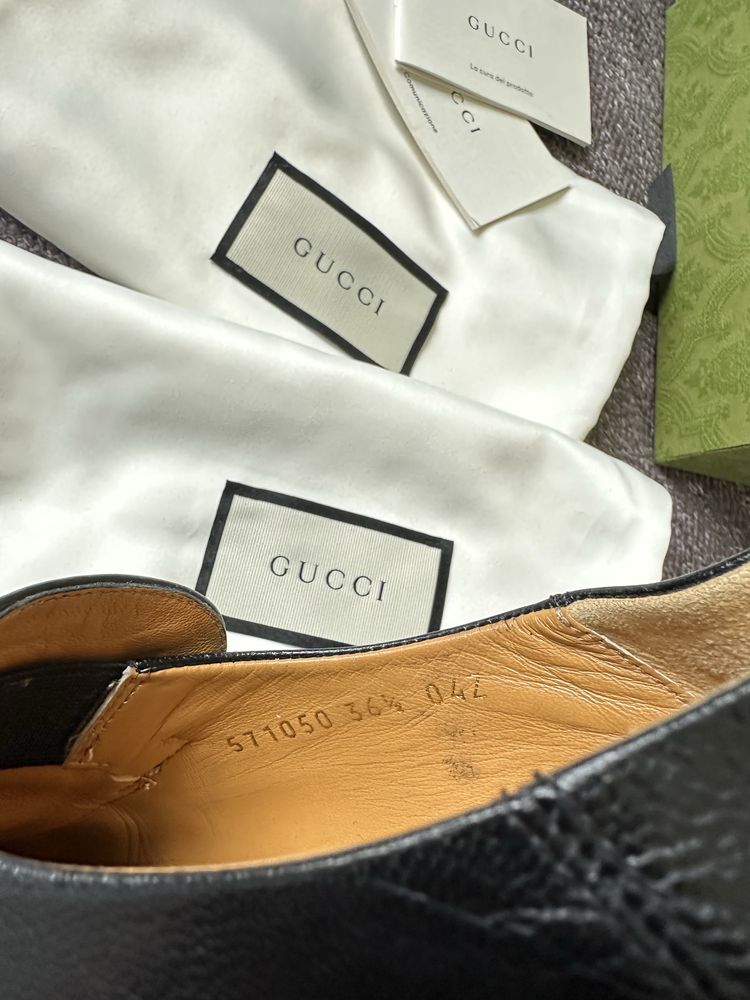 Gucci mokasyny skora roz 36,5