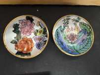 2 Pratos Decorativos Pintados à Mão