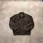 Vintage Kurtka Skórzana Kamizelka Leather Jacket Vest Retro Y2K 90s