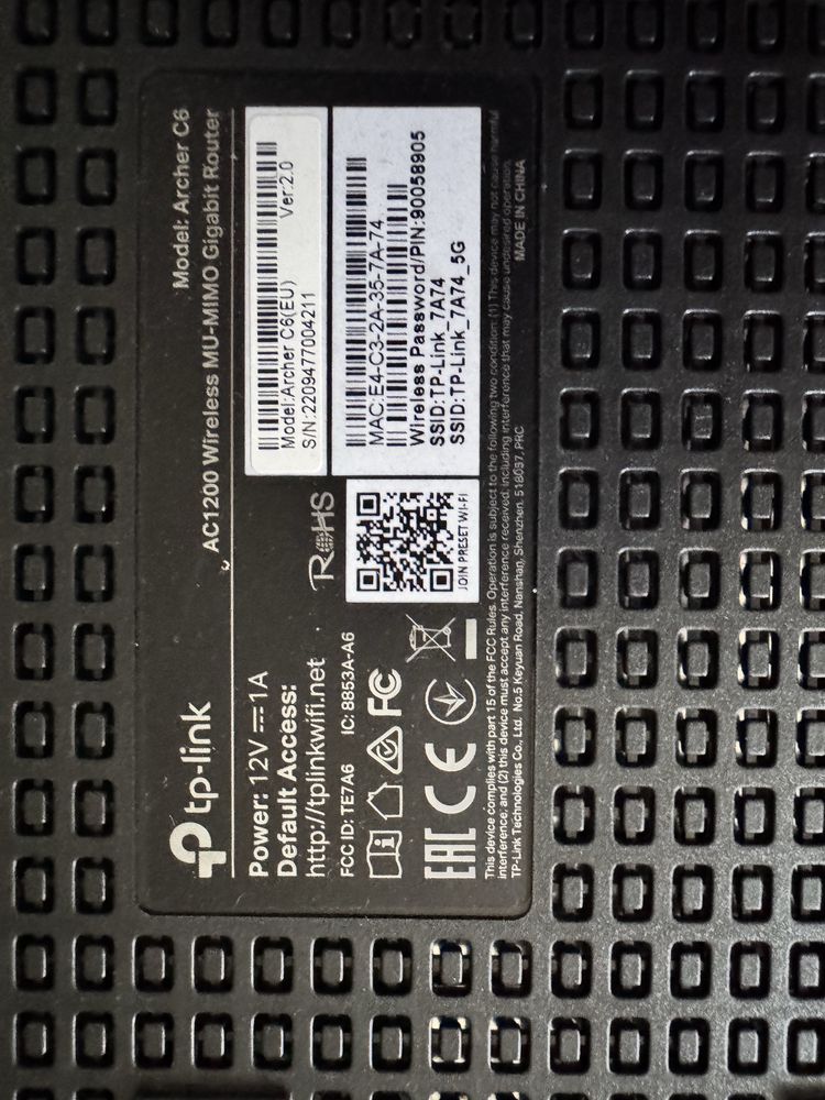 router UŻYWANY firmy TP-Link c6. Router