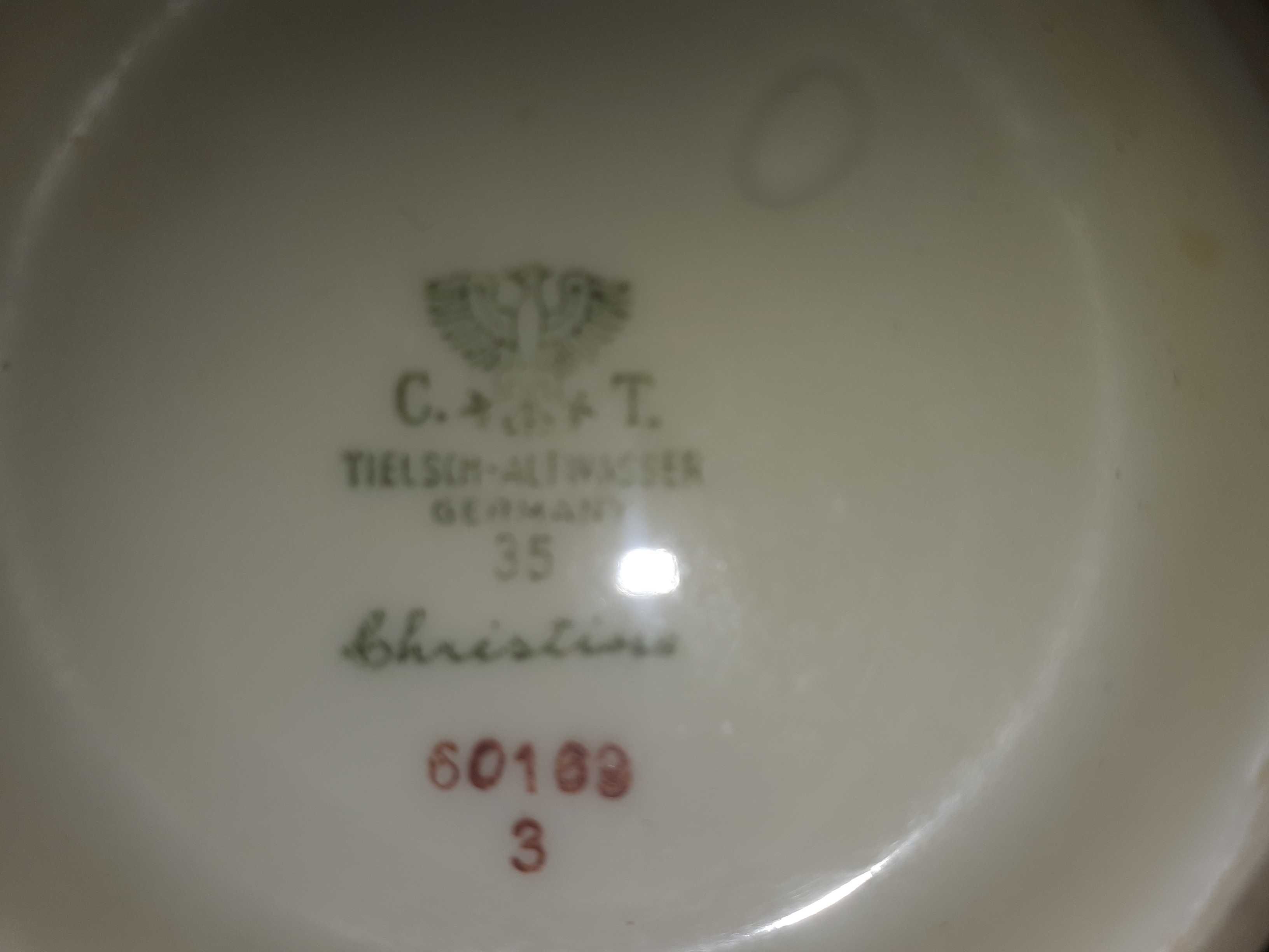 śliczny mlecznik Tielsch - Altwasser porcelana