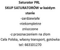 Saturator SW1 SW2 SW4 PRL koła części słoje zawory Gruźliczanka