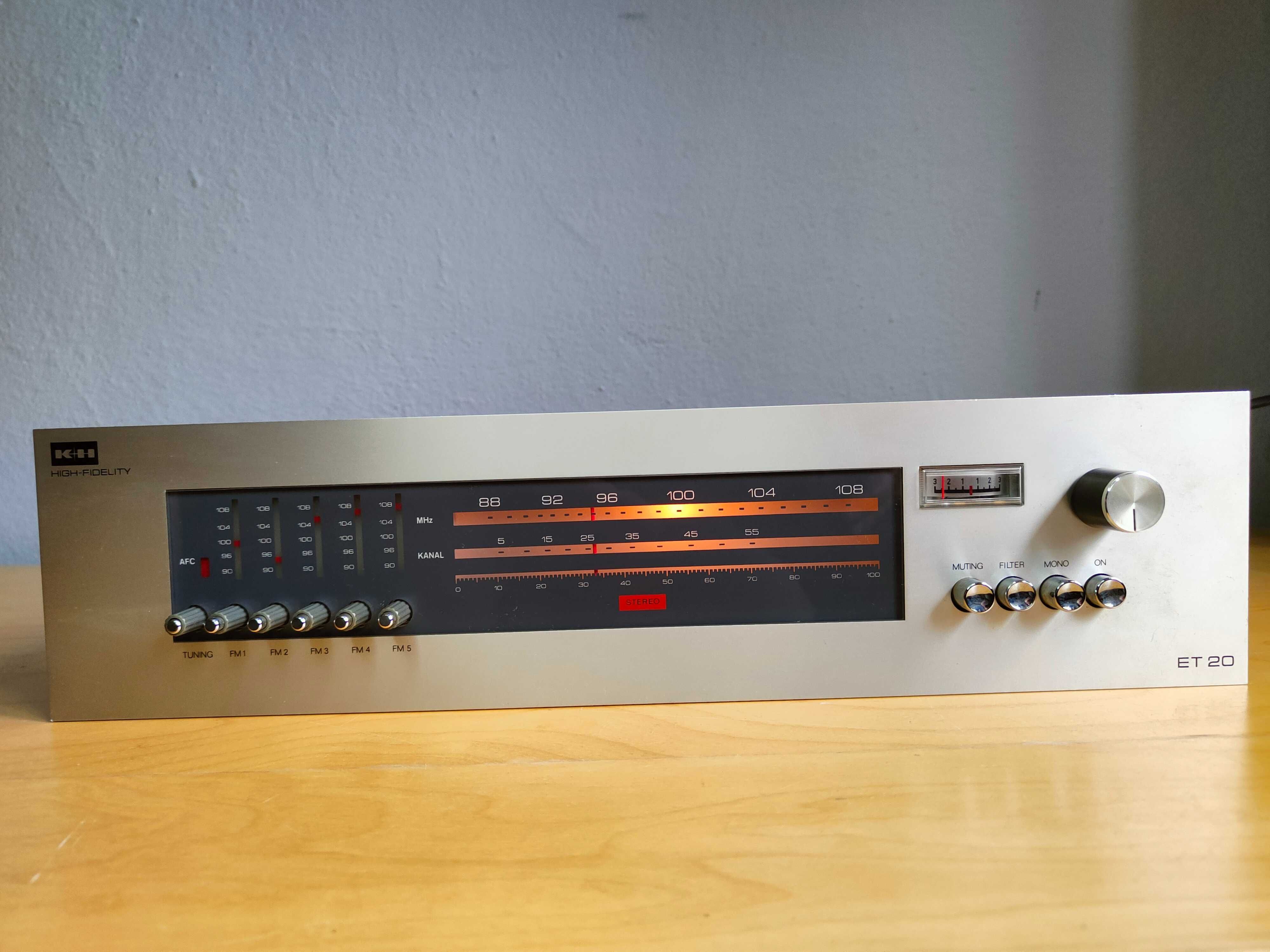 Klein Hummel ET 20 HIGH-FIDELITY tuner FM