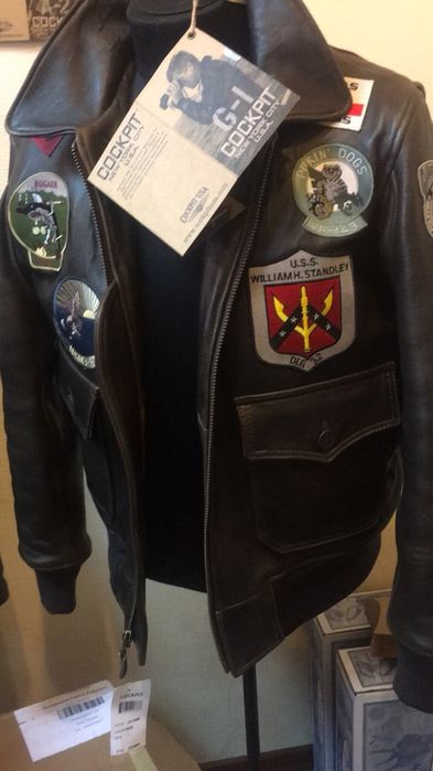 Top Gun g1 лётная куртка  Cockpit . Handmade in USA.