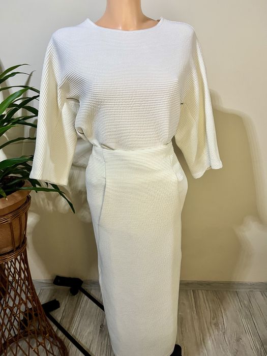 Henrik Vibskov bialy komplet premium sposnica top