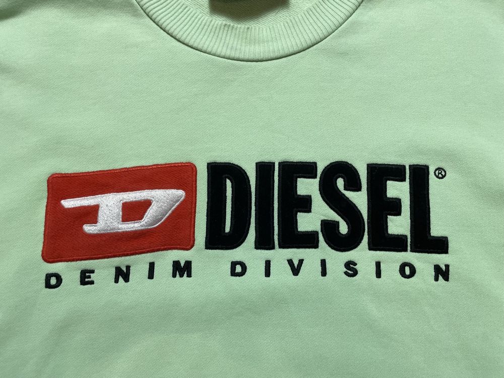 Кофта Свитшот Diesel С Большим Логотипом,Оригинал,Идеал,M-L