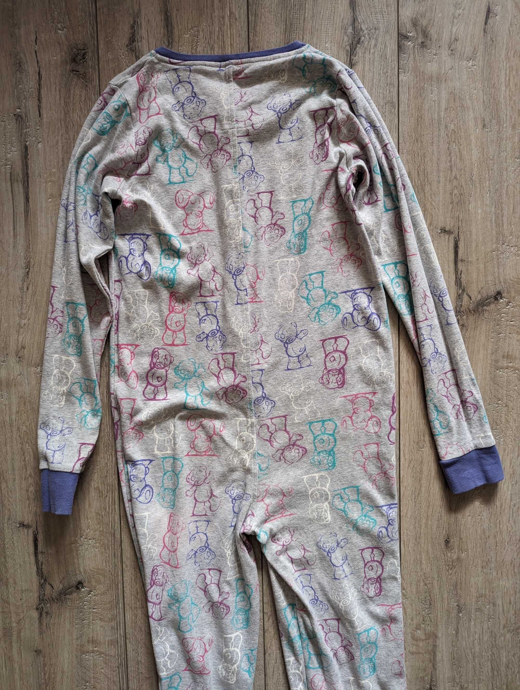 Сдельная хлопковая пижама  слип M&S 11-12 лет 152 см на девочку