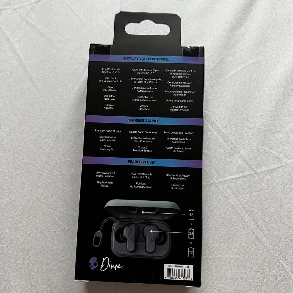 Наушники TWS SkullCandy DIME Chill Grey (S2DMW-P744)