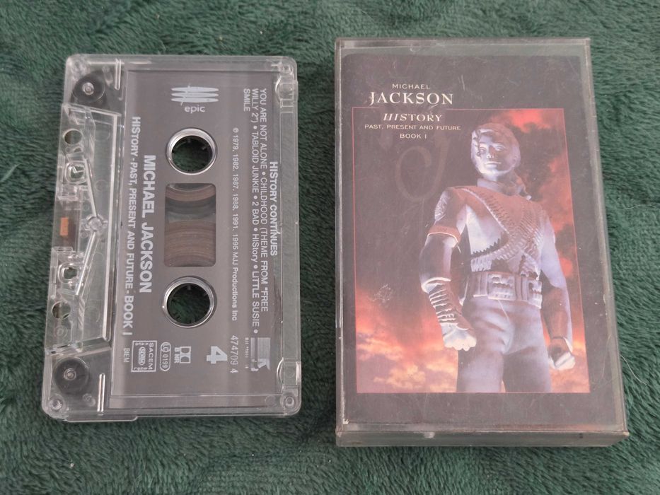 Michael Jackson History continues kaseta