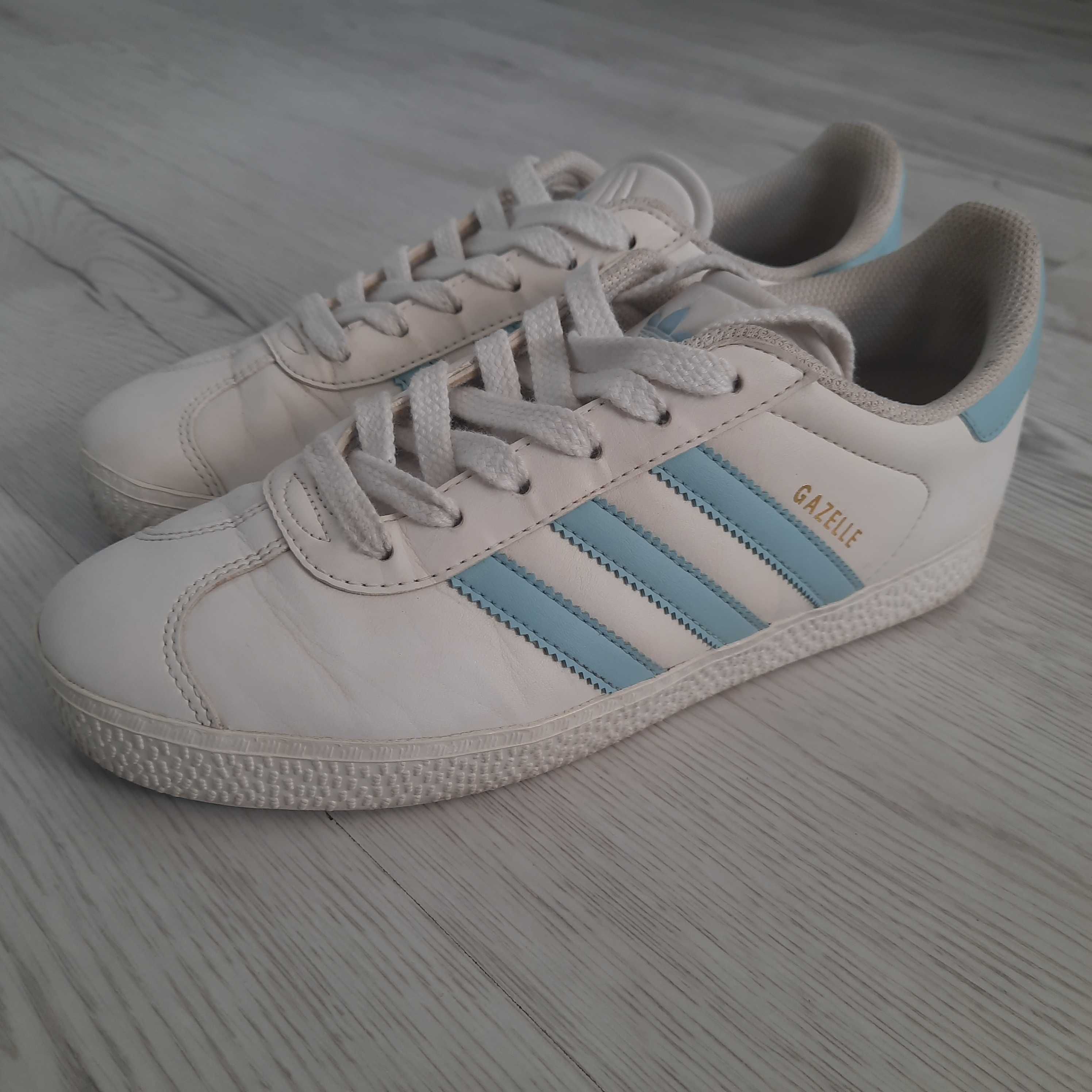 Adidas Gazelle 38 2/3 białe sneakersy superstar