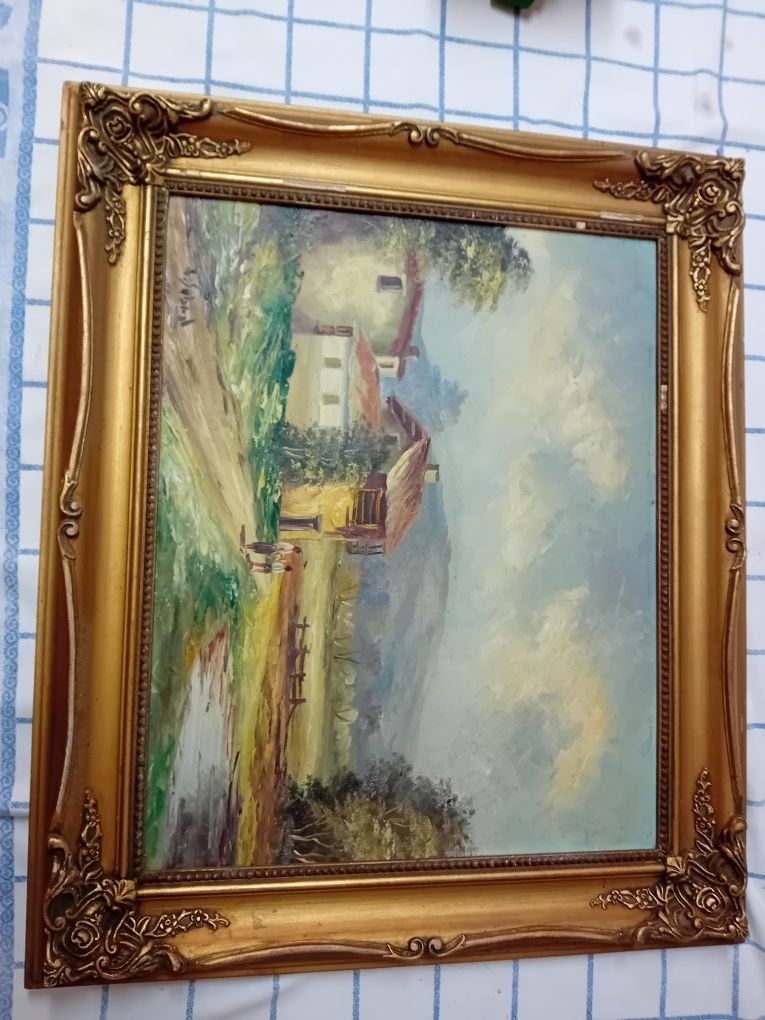 Quadro j sobral  - pintura óleo